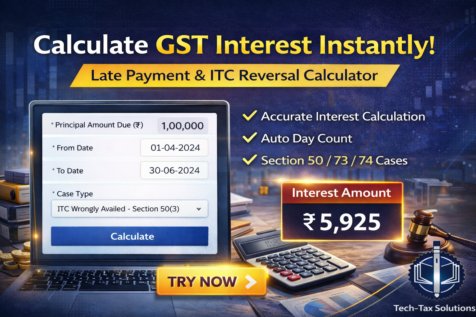GST Interest Calculator
